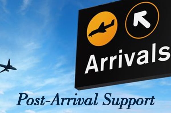 post arrival support-irishexpert